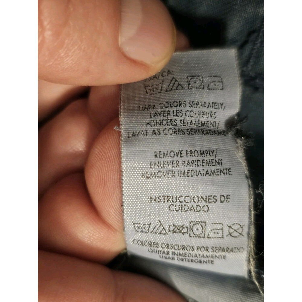 Calvin Klein Jeans Mens Straight Leg Mid Rise 36X32 Teal 5 Pocket - Picture 7 of 11